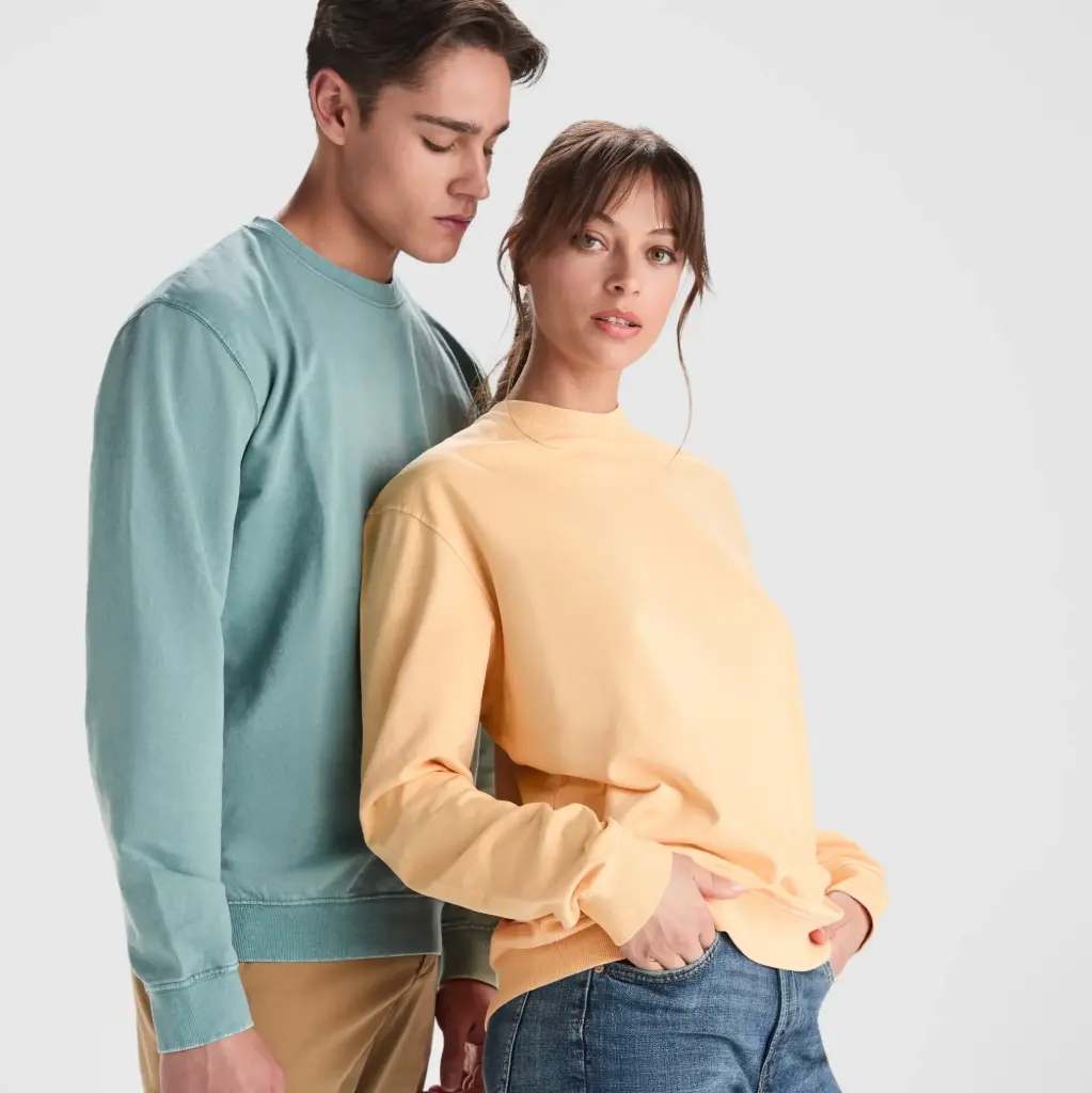 SU2203 JAYA 100% Cotton Round Neck Sweatshirt