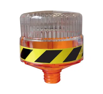Circular Solar Flash Lamp (Yellow)