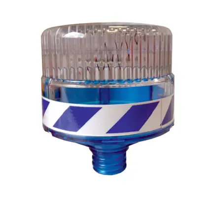 Circular Solar Flash Lamp (Blue)