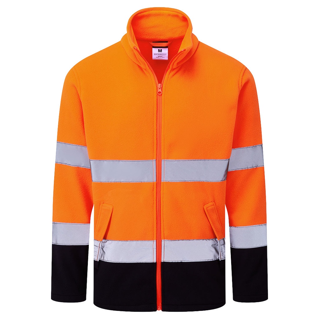 ES251 ES1 Essential Φλις υψηλής ορατότητας (Hi-Vis) με αντίθεση χρώματος