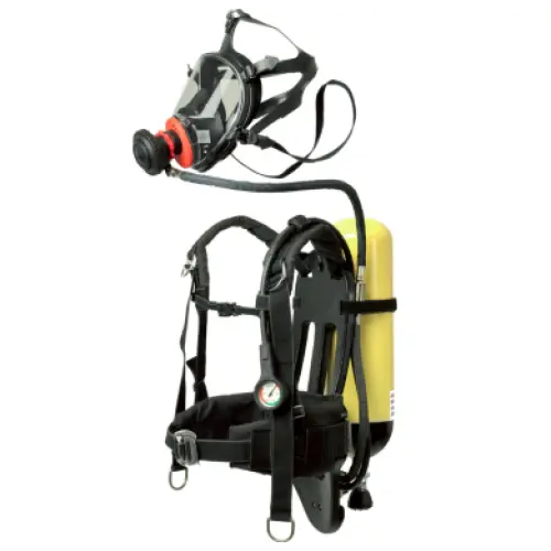 Κιτ SCBA - RN FR SCBA + Μάσκα πλήρους προσώπου TR2002 CL3 + Βαλβίδα ζήτησης τύπου A + Χαλύβδινη φιάλη