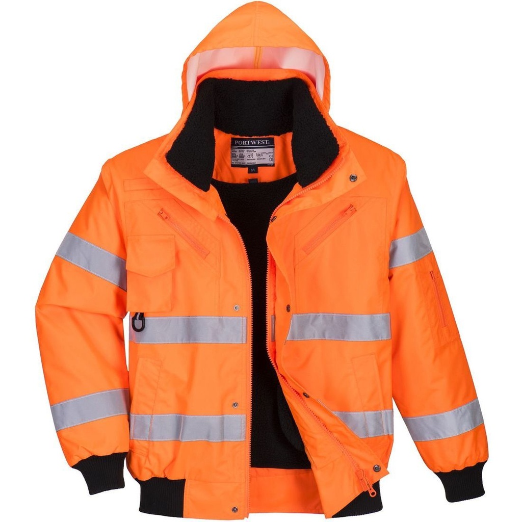 C467 3-in-1 Hi-Vis Bomber Jacket