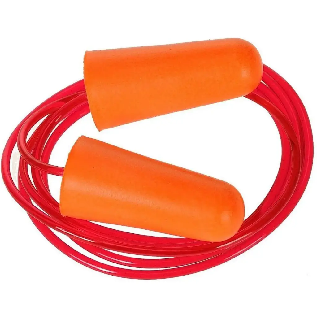 EP08 Corded PU Foam Ear Plug (200 Pairs)