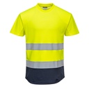 C395 Δίχρωμο μπλουζάκι S/S