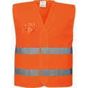 C494 Hi-Vis Half Mesh Two Band Vest