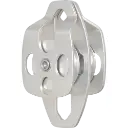 FA7001701 Double pulley with moveable flanges, stainless steel sheaves double attachment