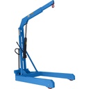 739460 BLUE Γερανός συνεργείου, μέγιστο φορτίο 2000 kg, παράλληλο πλαίσιο, υδραυλικό σύστημα διπλής ενέργειας