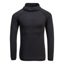 B191 Ισοθερμική μπλούζα βάσης fleece waffle με κουκούλα